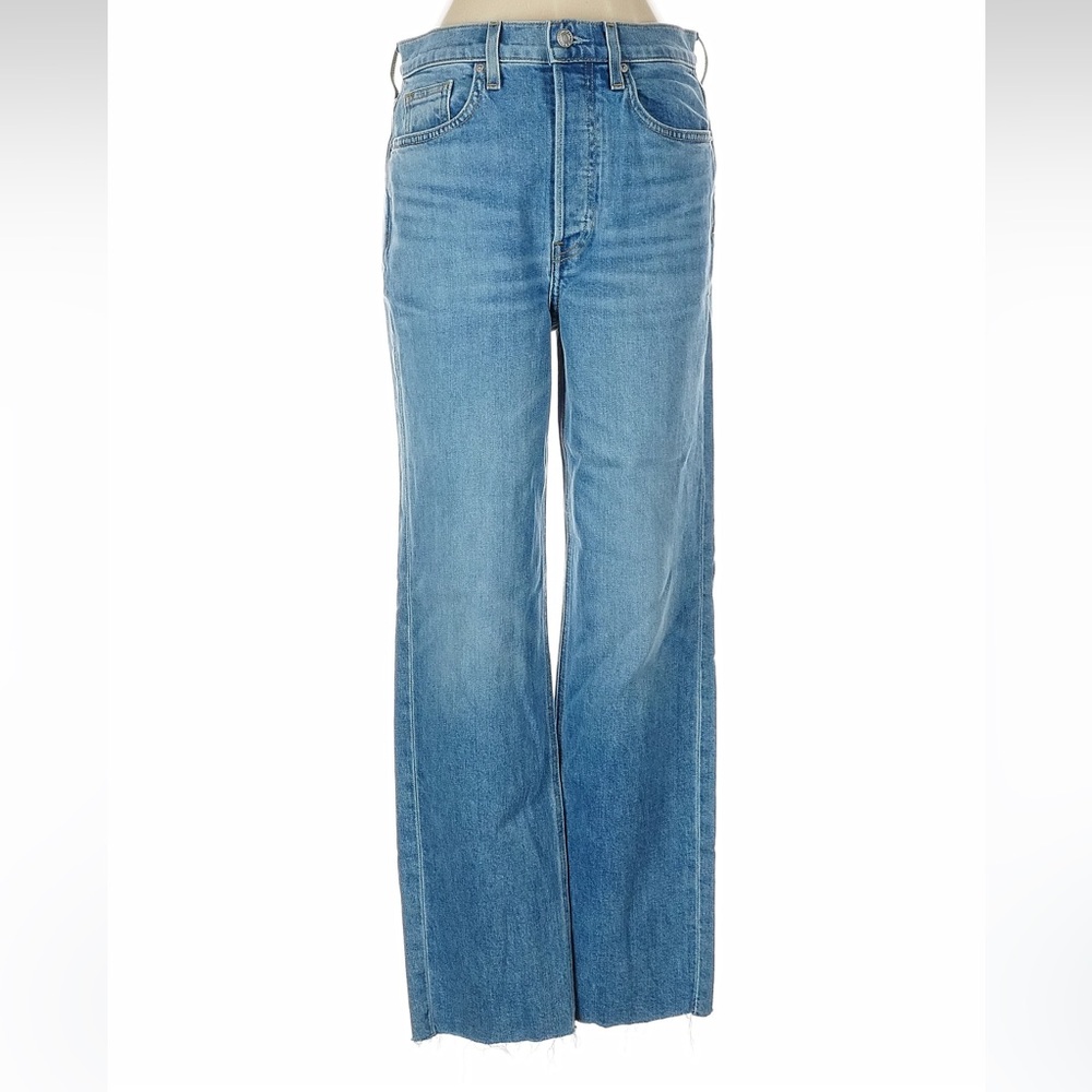 Frank & Eileen Monaghan Boyfriend Light Blue Flare Jeans Size 27 excellent cond